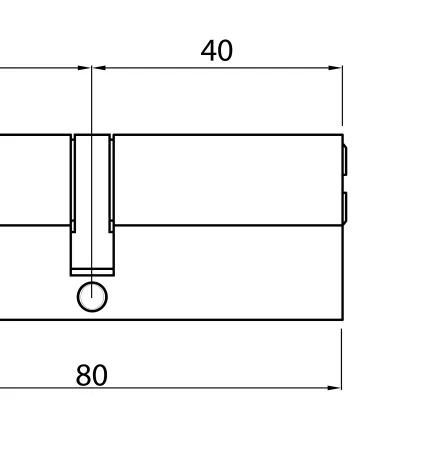 CILINDRO PANTHER 40/40 NK (BLISTER)