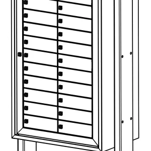 BUZON BCP HORIZONTAL CON BOCACARTAS
