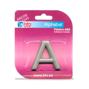 BLISTER LETRA ABS PLATA