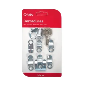 KIT CERRADURA DIAMANTE CROMO