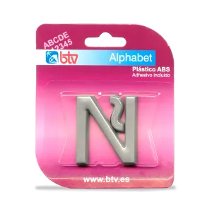 BLISTER LETRA ABS PLATA
