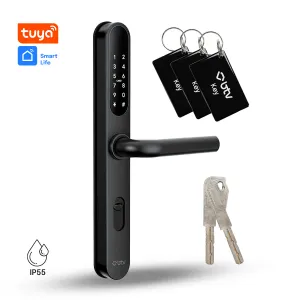 CERRADURA INTELIGENTE BTV Smart ATLAS | Cerradura electrónica con manilla para Perfil Europeo