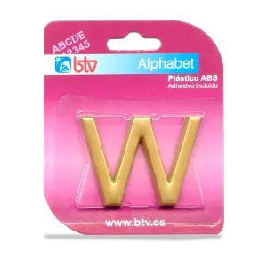 BLISTER LETRA 'W'  ABS BLISTER LETRA 'W'  ABS