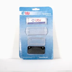 BLISTER VARIEDAD TARJETEROS PLASTICO