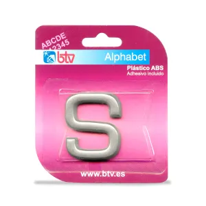 BLISTER LETRA 'S'  ABS BLISTER LETRA 'S'  ABS