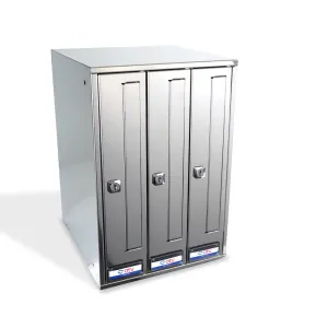 BUZON PRISMA FRONTAL G3 ACERO INOXIDABLE BRILLO