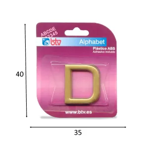BLISTER LETRA 'D'  ABS BLISTER LETRA 'D'  ABS