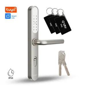 CERRADURA INTELIGENTE BTV Smart ATLAS | Cerradura electrónica con manilla para Perfil Europeo
