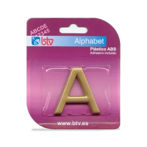 BLISTER LETRA ABS ORO