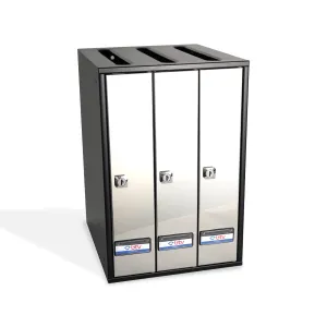 BUZON PRISMA SUPERIOR INOXIDABLE G4