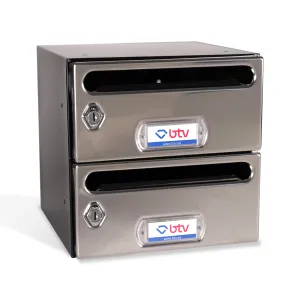 BUZON MERCURIO HORIZONTAL  INOXIDABLE G2