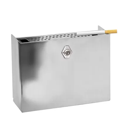 CENICERO DE PARED ACERO INOXIDABLE