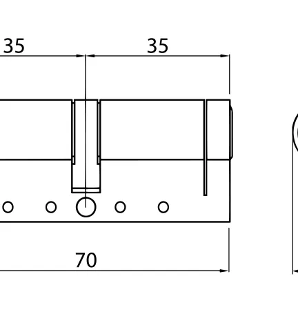 CILINDRO DRAGON 35/35 LT BOX