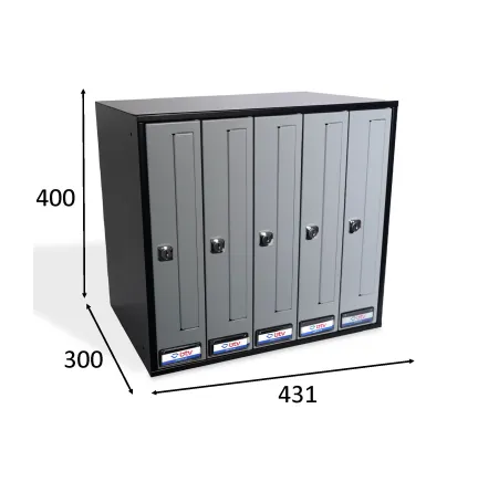 BUZON PRISMA FRONTAL PLATA G5