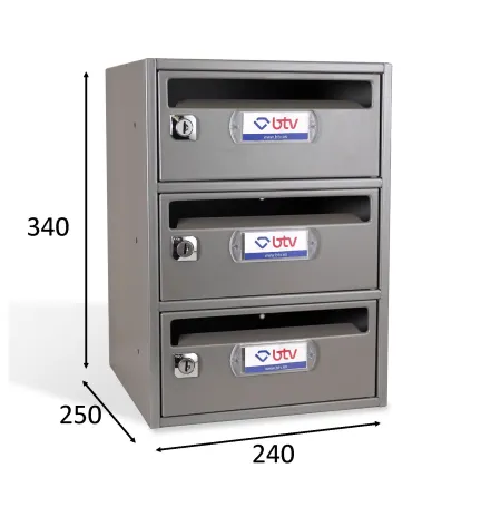 BUZON MONCAYO TITANIO 240x250 G3 BUZON MONCAYO TITANIO 240x250 G3