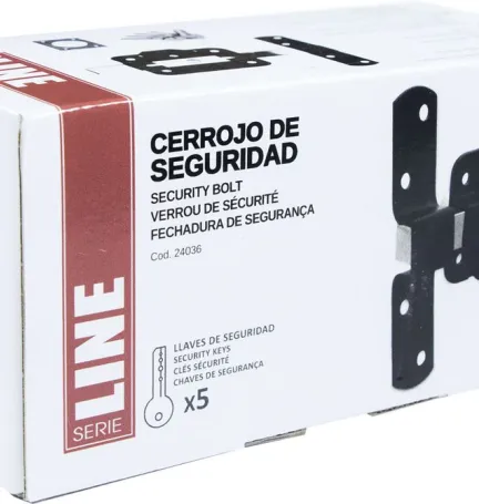 CERROJO LINE NEGRO BOX