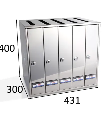 BUZON PRISMA SUPERIOR INOXIDABLE G5 UNICOLOR