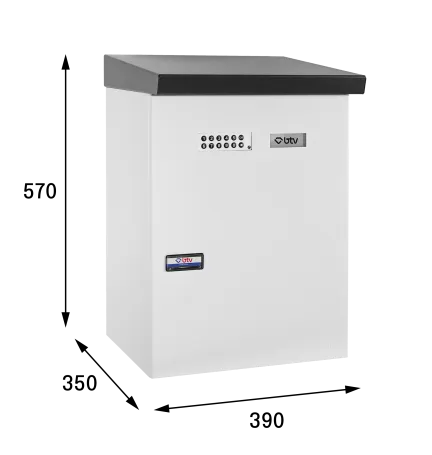 DROPIT STANDARD BUZÓN BUZÓN DE PAQUETERÍA BLANCO