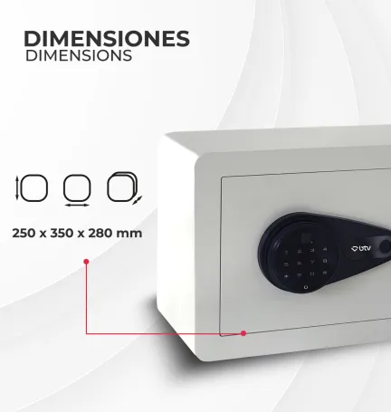 CAJA FUERTE OMEGA BLANCA