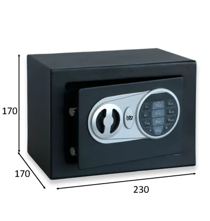 CAJA FUERTE MINIBANK NEGRA