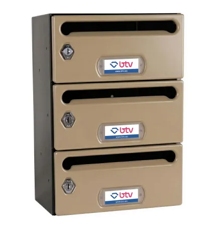 BUZON MERCURIO TRIPLE (3 BUZONES) BEIGE