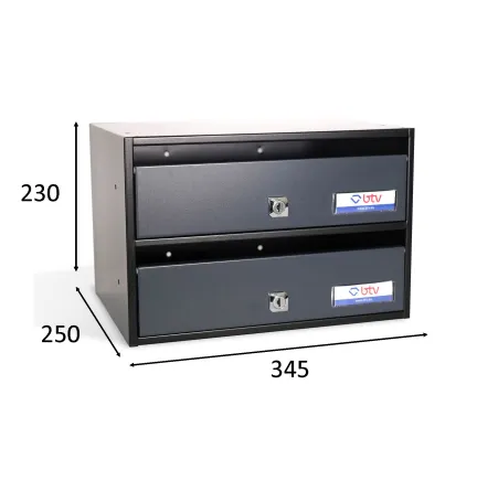 BUZON ANETO Antracita G2