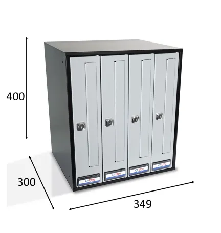 BUZON PRISMA FRONTAL INOX SATINADO G4