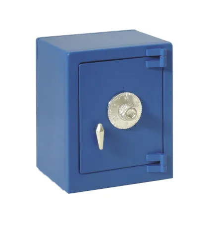 HUCHA CAJA FUERTE AZUL
