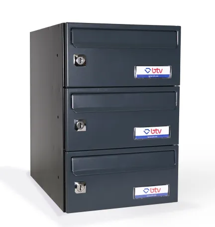 BUZON BARAJAS TRIPLE (3 BUZONES) 245X370 ANTRACITA