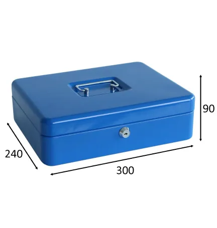 CAJA DE CAUDALES XL AZUL