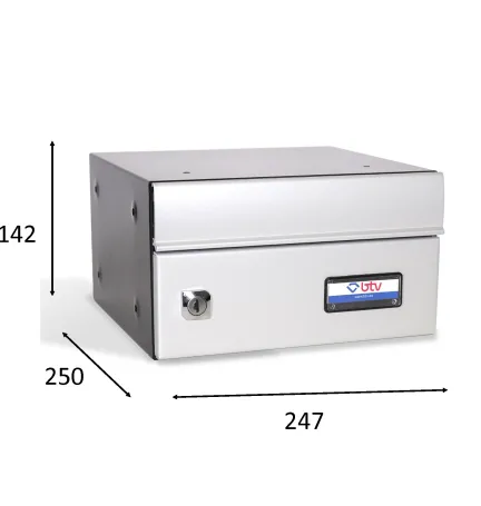 BUZON EXPO Pintura Aluminio 247x250