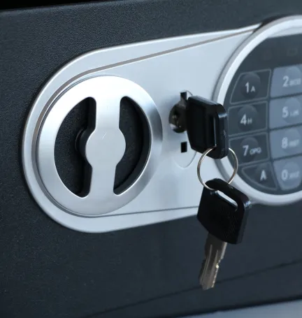 CAJA FUERTE MINIBANK NEGRA