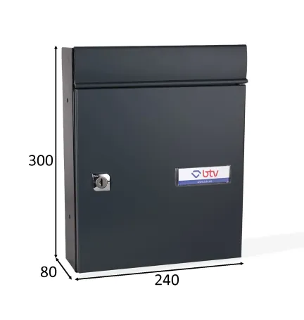 BUZON EXPO VERTICAL GRIS