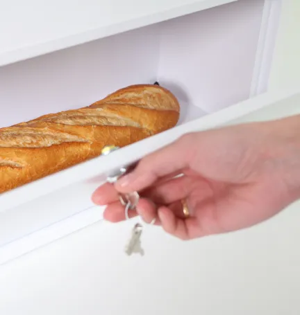 PANERA BLANCO CERRADURA SERRETA