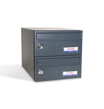 BUZON BARAJAS DOBLE (2 BUZONES) 245X370 ANTRACITA