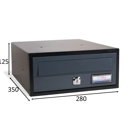 BUZON VIENA 280X350 ANTRACITA