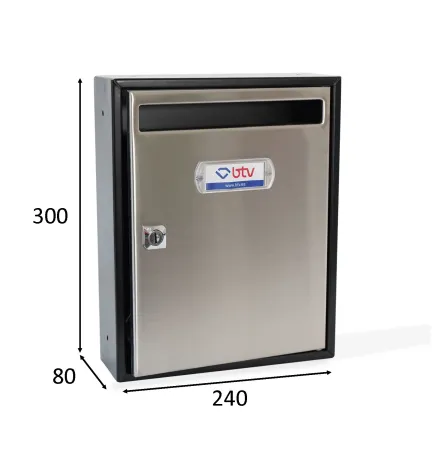 BUZON TEIDE ACERO INOXIDABLE BRILLO