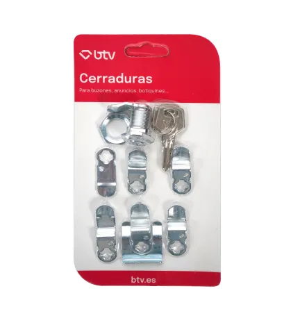 KIT CERRADURA DIAMANTE CROMO