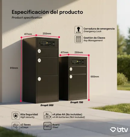 DROPIT HOME 700 BUZÓN DE PAQUETERÍA