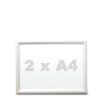 ANUNCIOS FLAT ALUMINIO BLANCO H-3