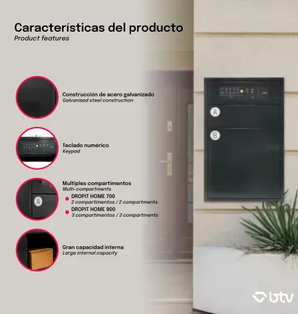 DROPIT HOME 700 BUZÓN DE PAQUETERÍA