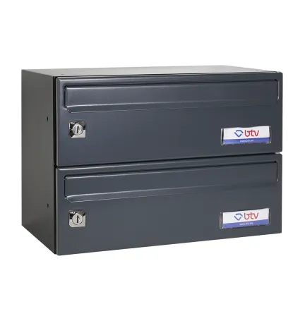 BUZON BARAJAS DOBLE (2 BUZONES) 345X250 ANTRACITA