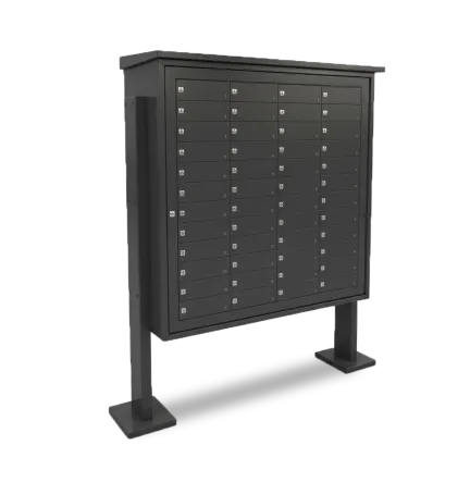 BUZON COMUNITARIO 48 CASILLEROS PUERTAS CIEGAS ANTRACITA