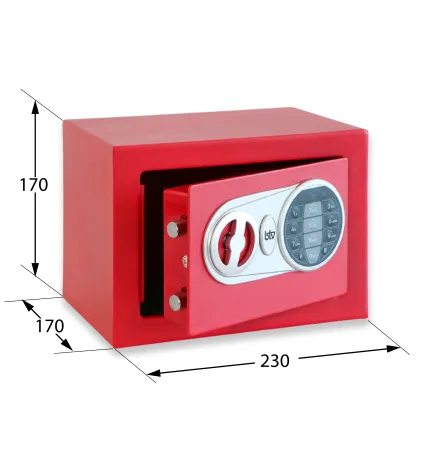 CAJA FUERTE MINIBANK ROJA