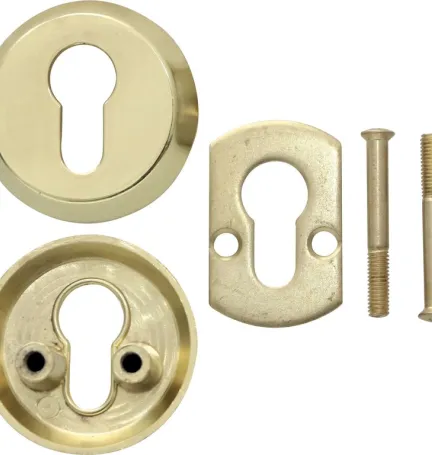 ESCUDO CIRCULAR ZAMAK DORADO