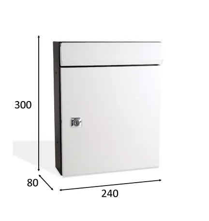 BUZON DUOMO VERTICAL 240X300 GRIS