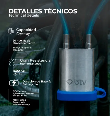 CANDADO THOR 50 CON SIRGA ACERO