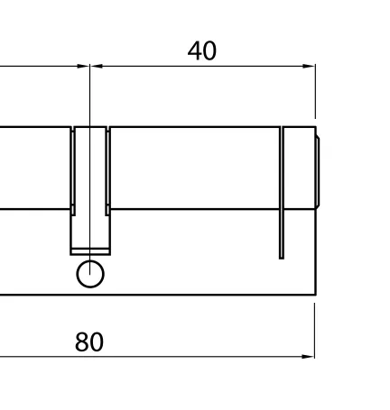 CILINDRO PUMA  40/40 NK BOX