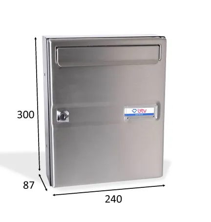 BUZON VENUS INOXIDABLE ACERO INOXIDABLE BRILLO