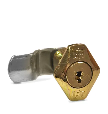 CONJUNTO 6 CERRADURAS DIAMANTE DORADA ROSCA